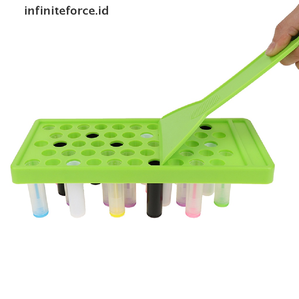 (infiniteforce.id) 2pcs / Set Spatula + Scraper + Lip Balm / Lip Gloss / Wax Diy