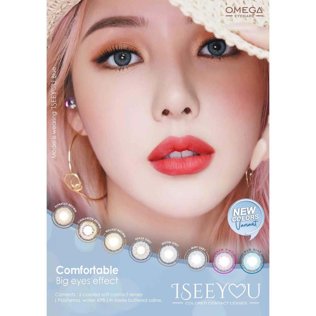 SOFTLENS I SEE YOU NORMAL - 14.5MM - FREE TEMPAT LENSA