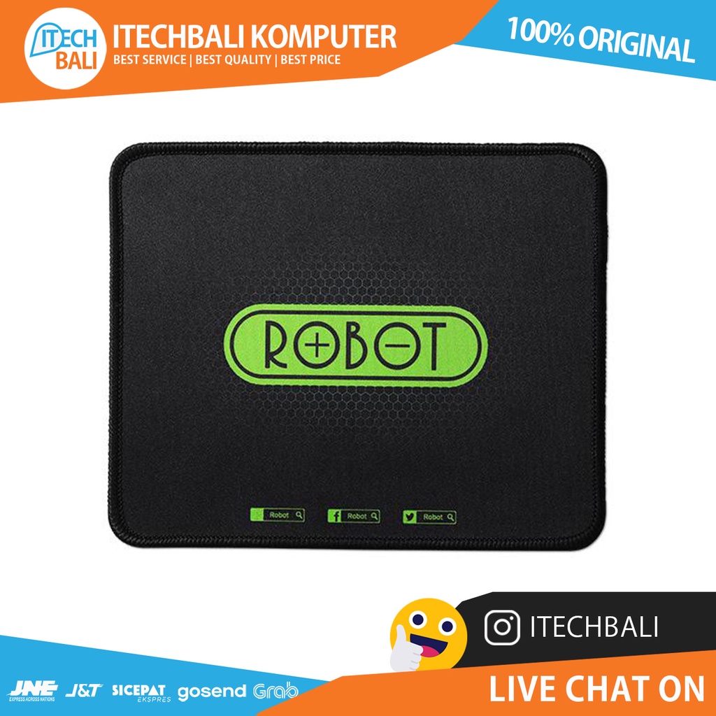 Mousepad ROBOT RP01-Black  | ITECHBALI