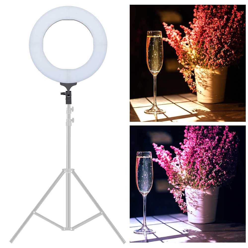 Ring Light LED Kamera 65W 336 LED 12 Inch Tripod DSLR Cincin Cahaya Perlengkapan Photo Studio