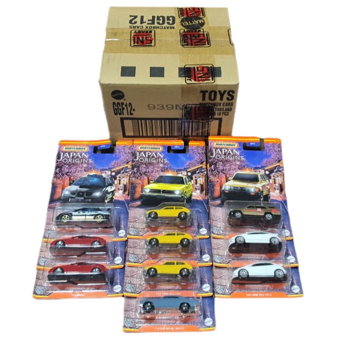 Matchbox Japan Origins Series Set 10 Pec Original Mattel Diecast Miniatur Mobil