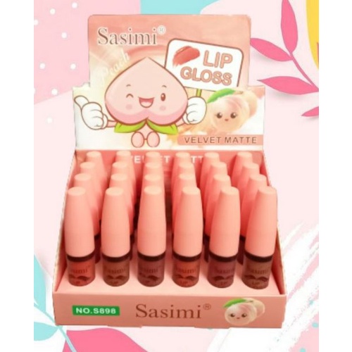 [PER BOX] LIPGLOSS / LIP GLOSS SASIMI PEACH VELVET MATTE NO.S898