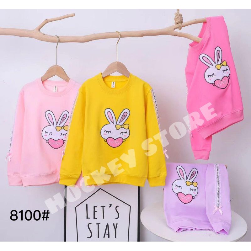 Switer Anak Perempuan 5 - 12 Tahun/ Switer Anak Karakter / Sweater Anak Perempuan / sweater anak / s