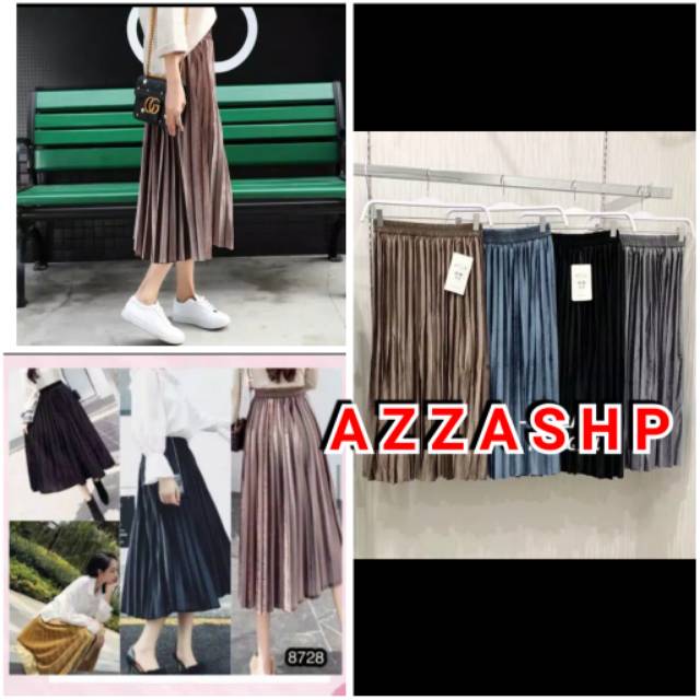 ROK PLISKET PENDEK 7/8 BLUDRU PREMIUM MURAH