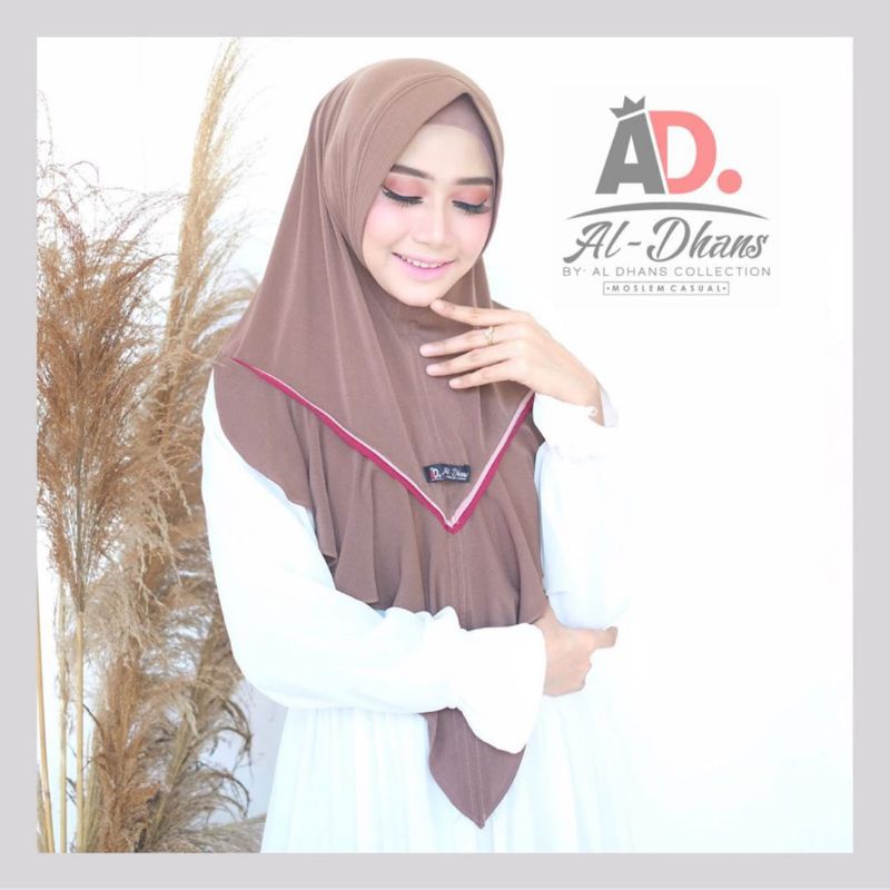JILBAB INSTAN ANDINE DOUBLE LIST ALDHANS COLLECTION JERSEY AIRIS-1
