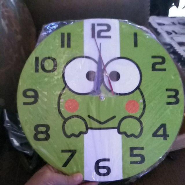 Jam Dinding Bulat - Keroppi