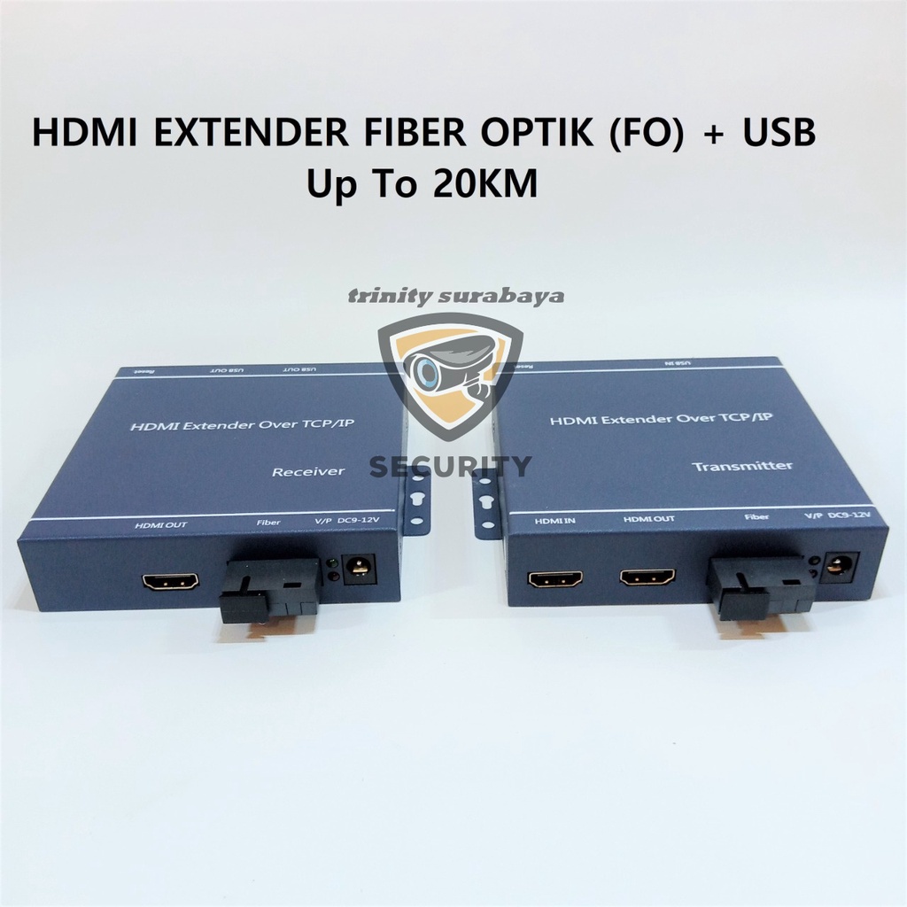 HDMI EXTENDER FIBER OPTIK (FO) 20KM + USB