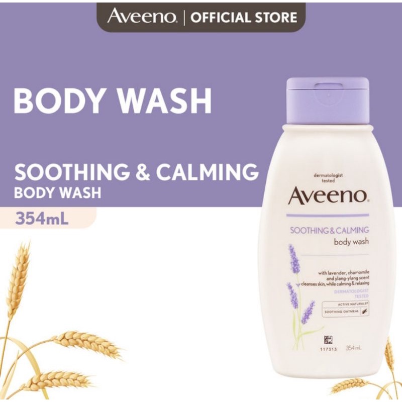 Aveeno Soothing &amp; Calming Body Wash 354 ml - Sabun Mandi