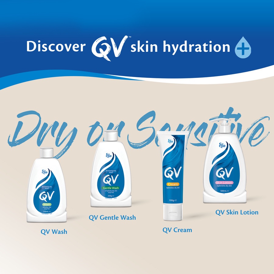 QV CREAM 100 GRAM - (QV SKIN HYDRATION + PACK)