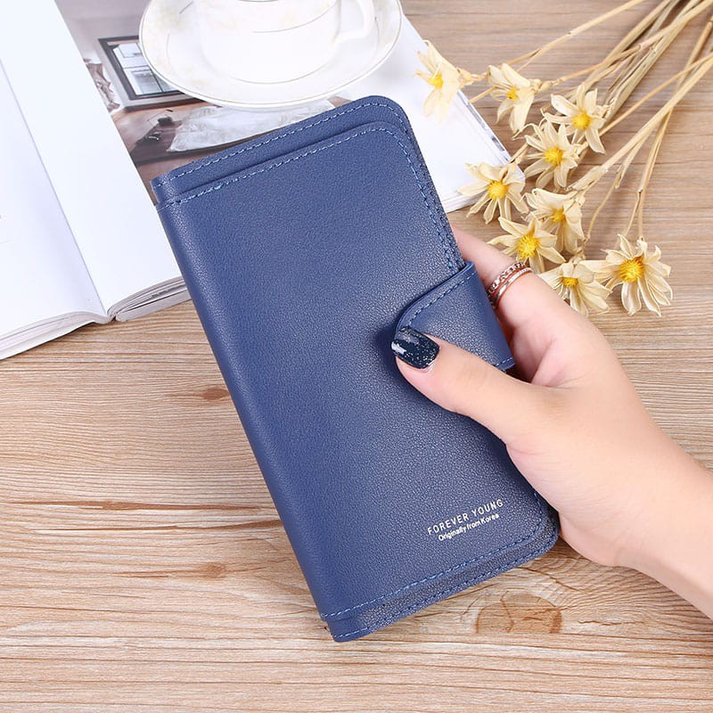 (COD) Dompet Lipat Wanita Dompet Panjang Women Wallet Pocket Fashion MALL SHOPPING