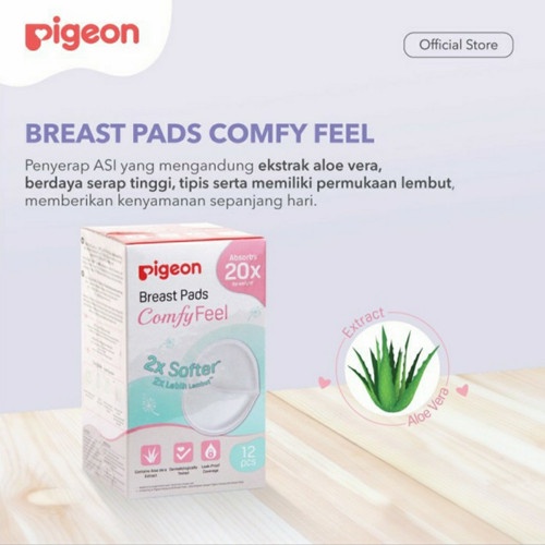 Pigeon Breast Pad ComfeFeel 12pcs