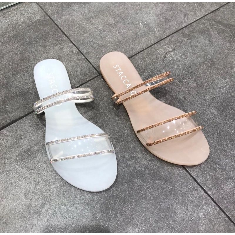 SALE STACCATO SANDAL JELLY NEW FREE PAPERBAG