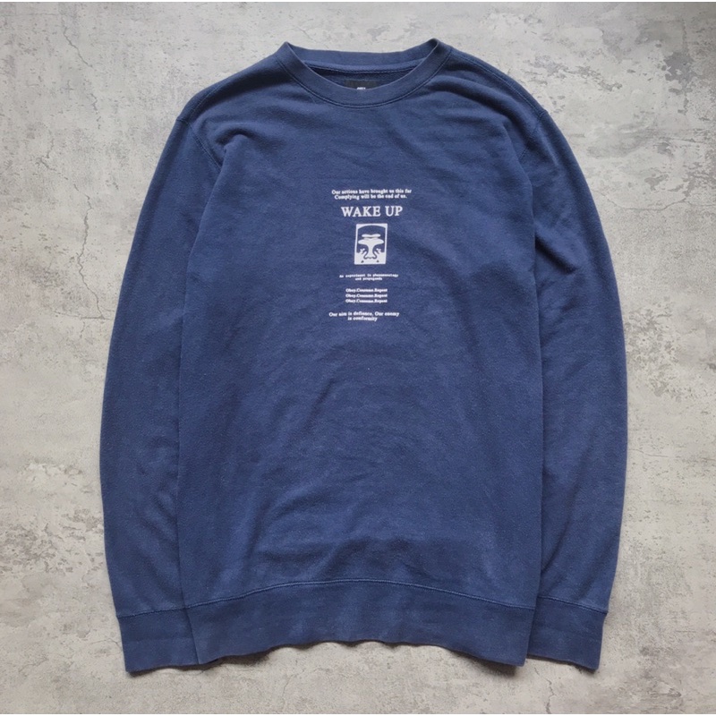 Crewneck Obey Wake Up Original Second