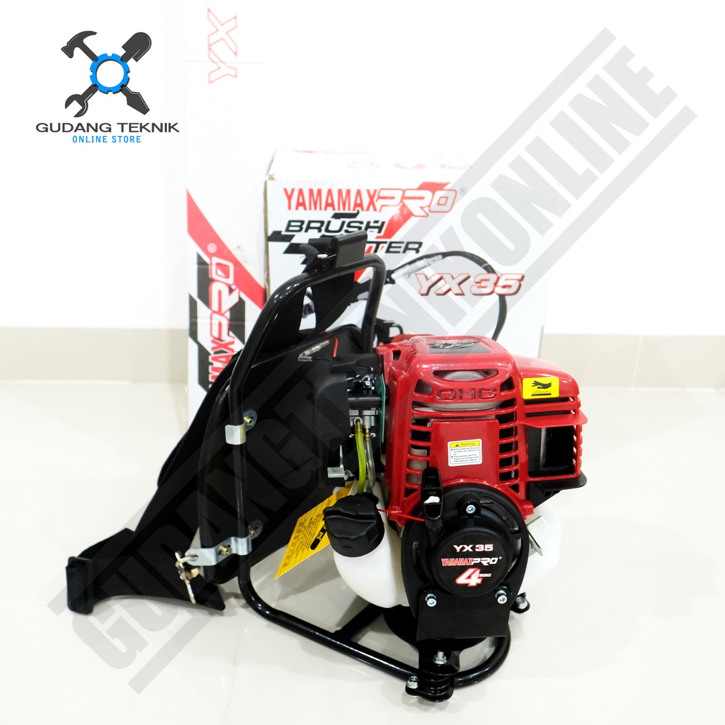 Mesin Potong Rumput 4Tak YAMAMAX YX35 - Brush Cutter 4 Tak / Mesin Pemotong Padi Paddy Reaper YAMAMAX YX 35