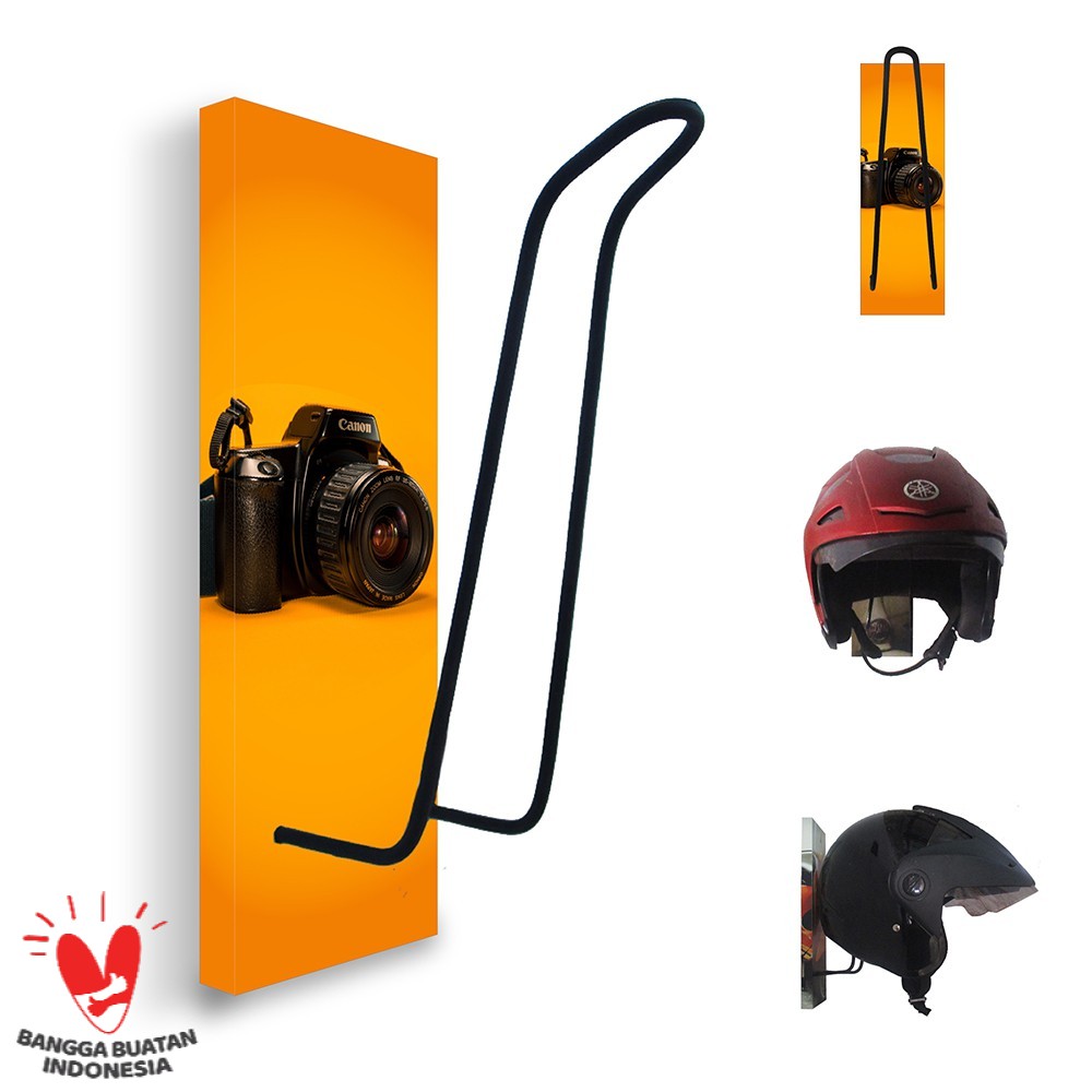 GANTUNGAN HELM - TEMPAT HELM - RAK HELM MOTOR - CAMERA 103