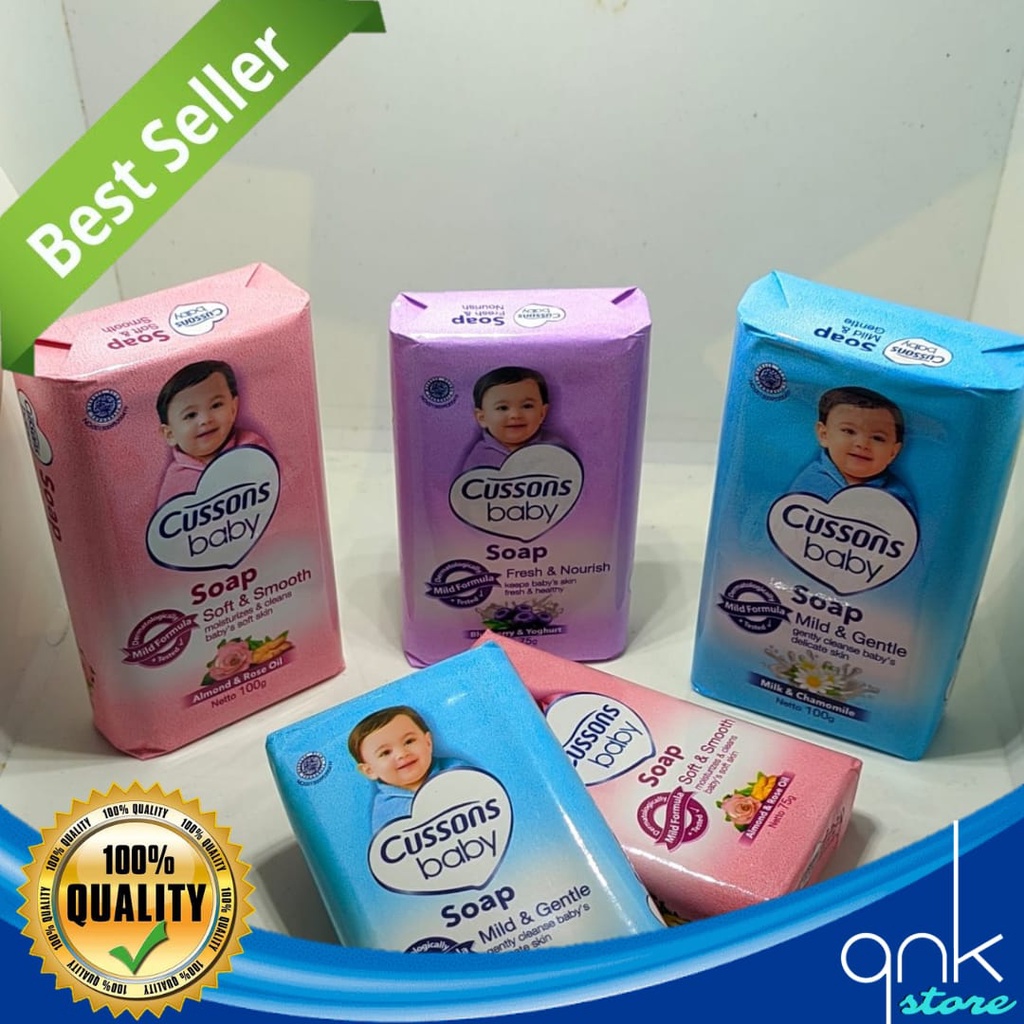 Cussons Baby Soap 75 Gr,100Gr / Cussons Sabun Batang / Cussons Sabun Bayi