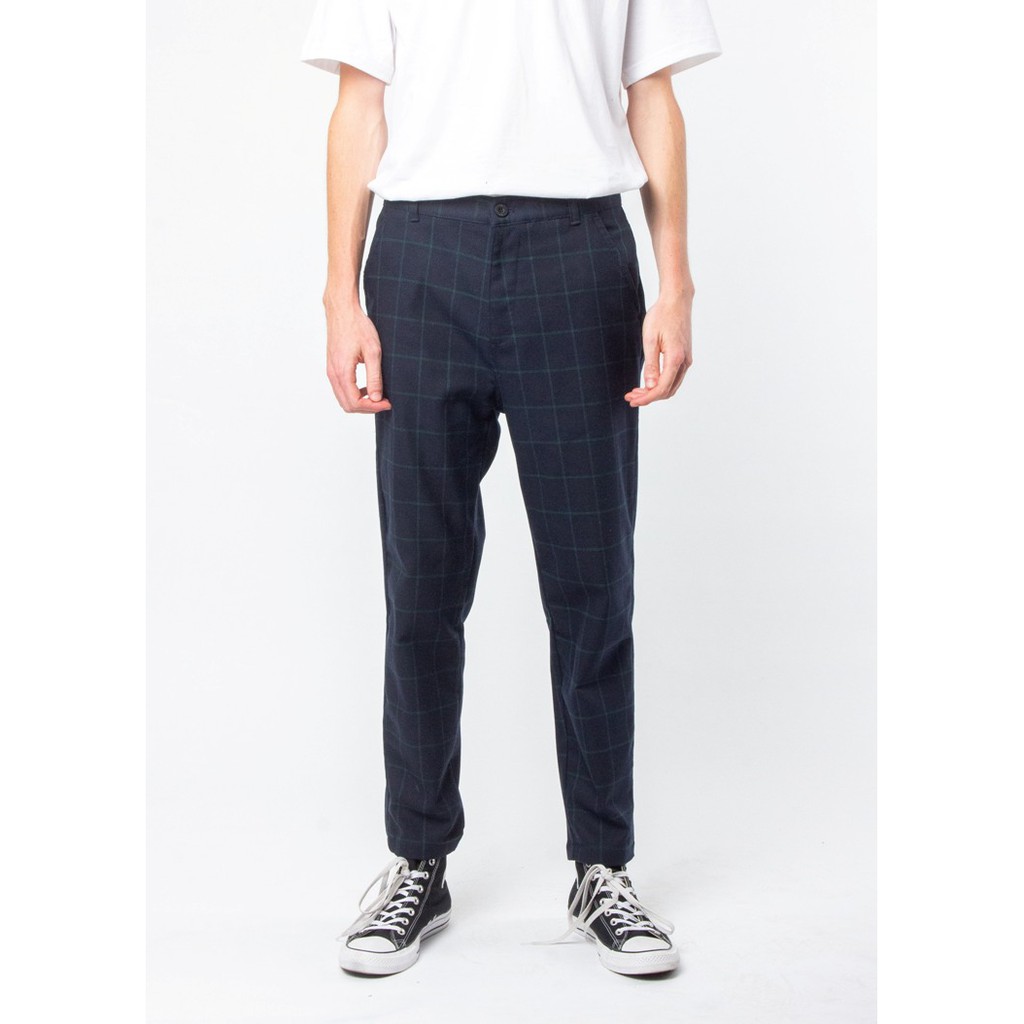 

Erigo Checked Pants Kuji Navy