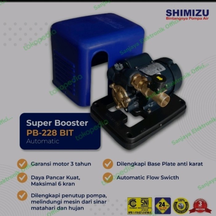 SHIMIZU PB228BIT Pompa Booster Air PB-228BIT PB 228 BIT