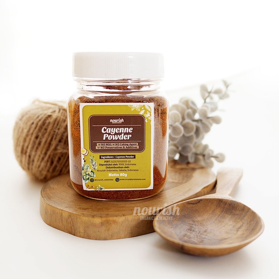 

Nourish Indonesia, Cayenne Pepper Powder 80gr-Jkut