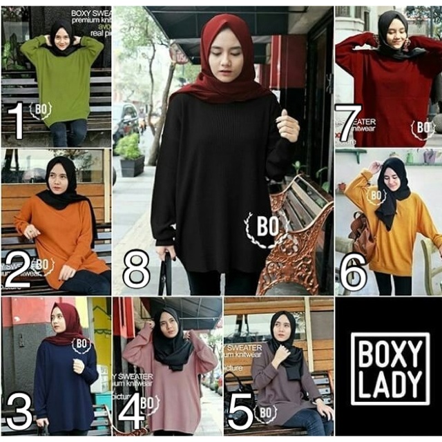 

Boxy lady @Rp.70.000,-