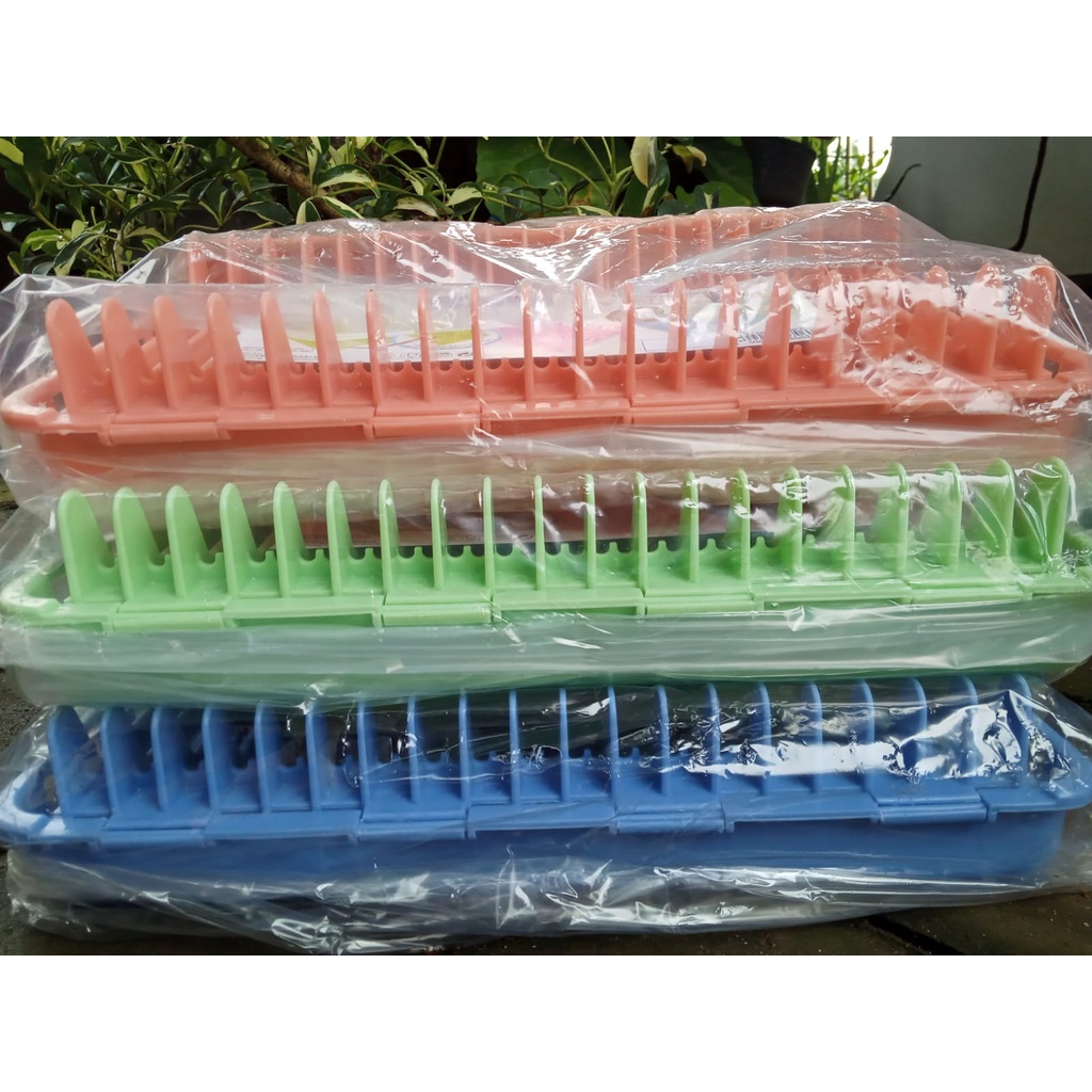 Rak piring  MURAH serbaguna plastik Multifungsi / Sunlife PARCO DISH RACK  dgn plus nampan serbaguna