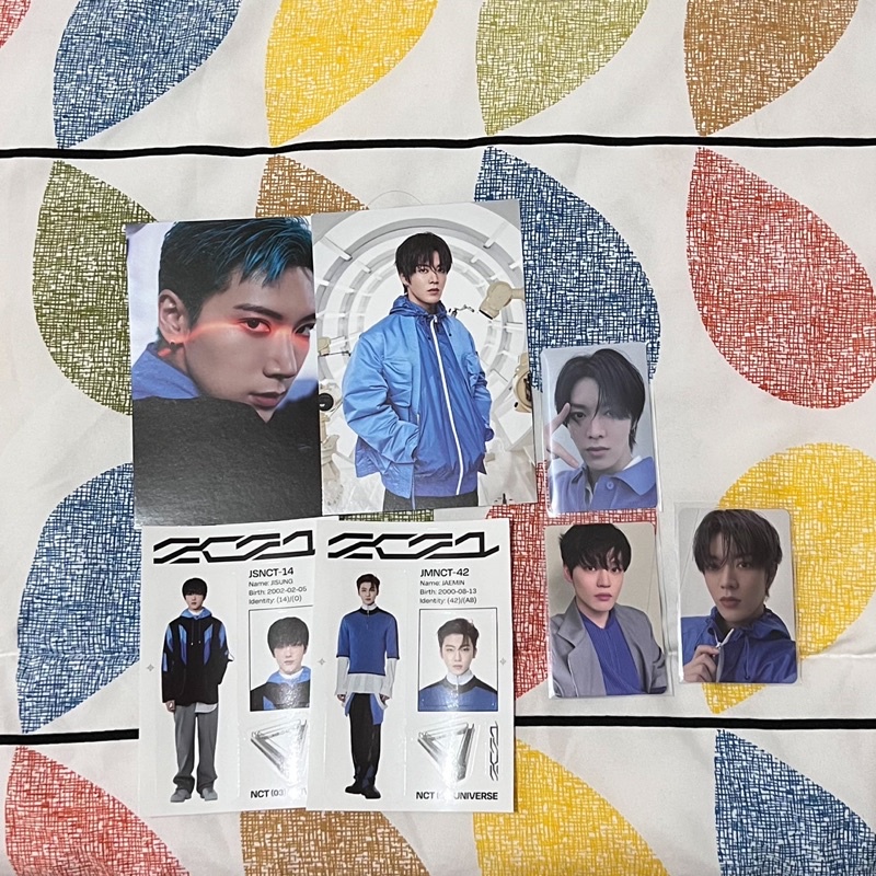 [ready - nct universe] lucky draw, photobook photocards, stickers, postcard (yuta, jaemin, jisung, c
