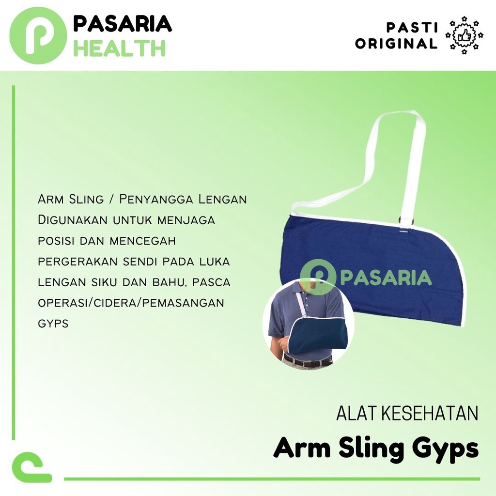 ARM SLING GYPS S/M/L/XL/Penyangga Tangan/Lengan/Patah Tulang/Gendongan Bahu