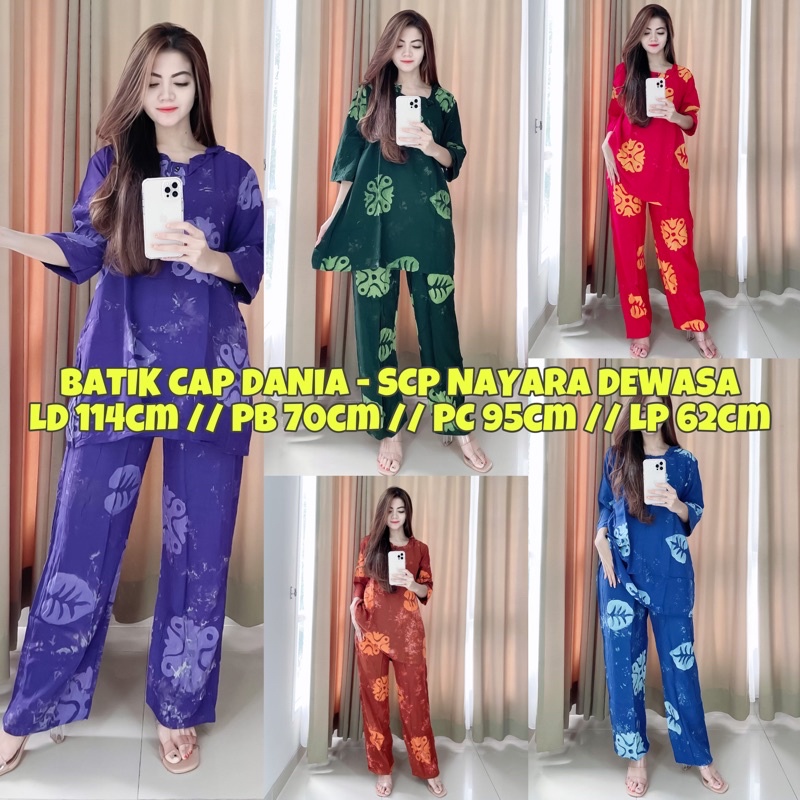 STELAN BATIK CAP PEKALONGAN BISA PILIH WARNA / BATIK CAP DANIA ORIGINAL