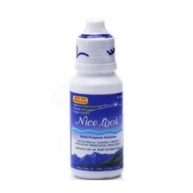 (GROSIR 5.600AN) Cairan Softlens Nicelook 60ml / Cairan Pembersih Softlens