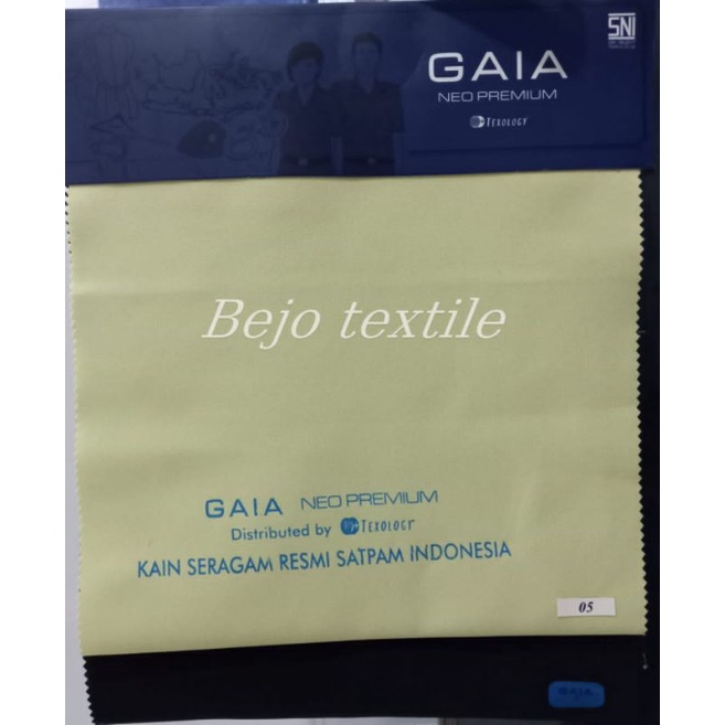 kain krem Gaia Neo seragam satpam terbaru