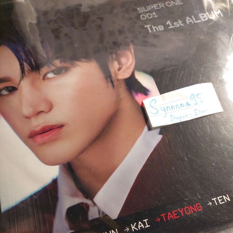 MINI LP SIGNED POSTER SUPERM TAEYONG SUPERONE
