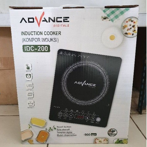 Advance Kompor Listrik Induksi Touch Screen / Induction Cooker IDC-200 / IDC-200 PRO