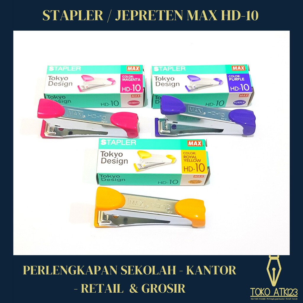 Stapler / Staples / Jepretan Merk Max HD-10