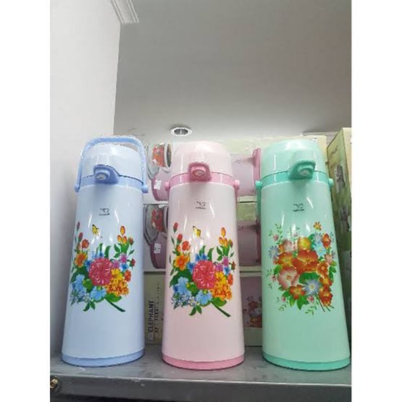 Termos Pencet 2,5 Liter Termos Air Panas Pencet Elephant