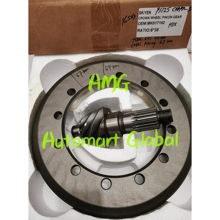 Gear Set Gigi Gardan Ps125 Canter 6-38 Mk-617192