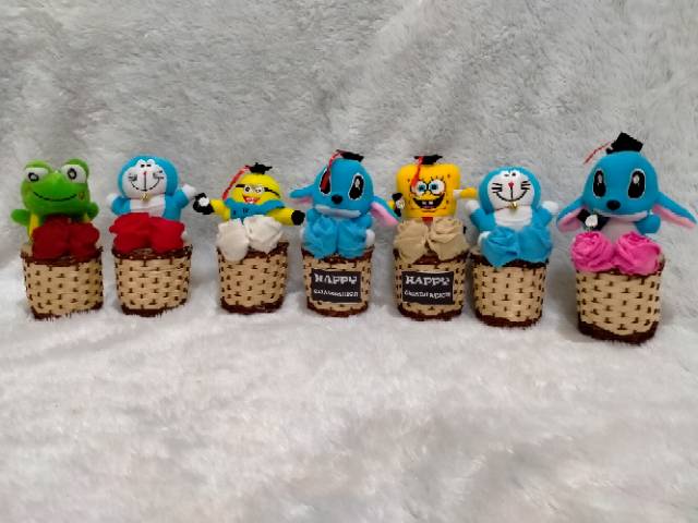 BONEKA WISUDA MURAH / BONEKA MURAH / BONEKA ANYAMAN / KADO UNIK