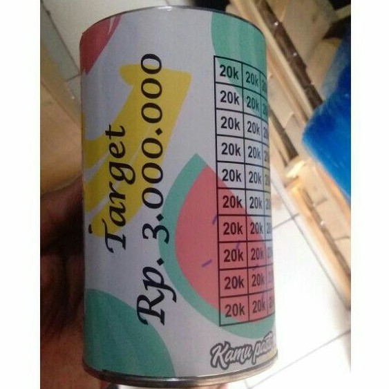 Celengan Target/Celengan Viral Termurah 3 Juta 20k