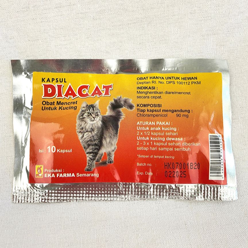 

EKAFARMA Obat Diare Kucing DIACAT 10caps