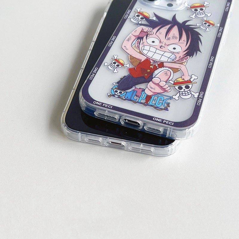 Anime One Piece Luffy Soft Case iP iPhone 11 12 13 Pro Max 6 6S 7 8 + Plus X XR SE 2020 XS Max Casing Xiaomi Redmi 9A 9C 9T Note 7 8 9 Pro