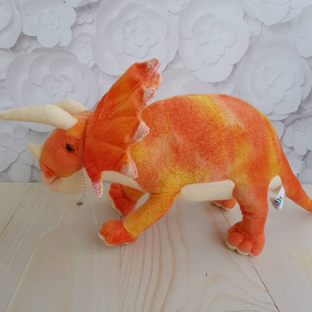 Boneka triceraptor dinosaurus