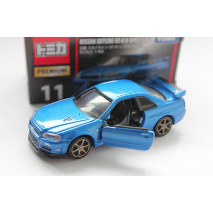 Tomica Premium Nissan Skyline GTR V Spec II Nur | Diecast Mobil