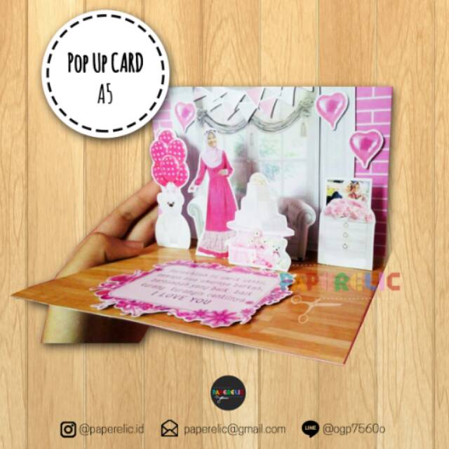 

[CUSTOM] Pop Up Card A5
