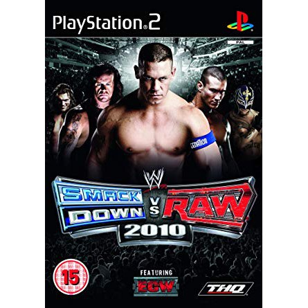 DVD Kaset Game PS2 WWE SmackDown vs. Raw 2010
