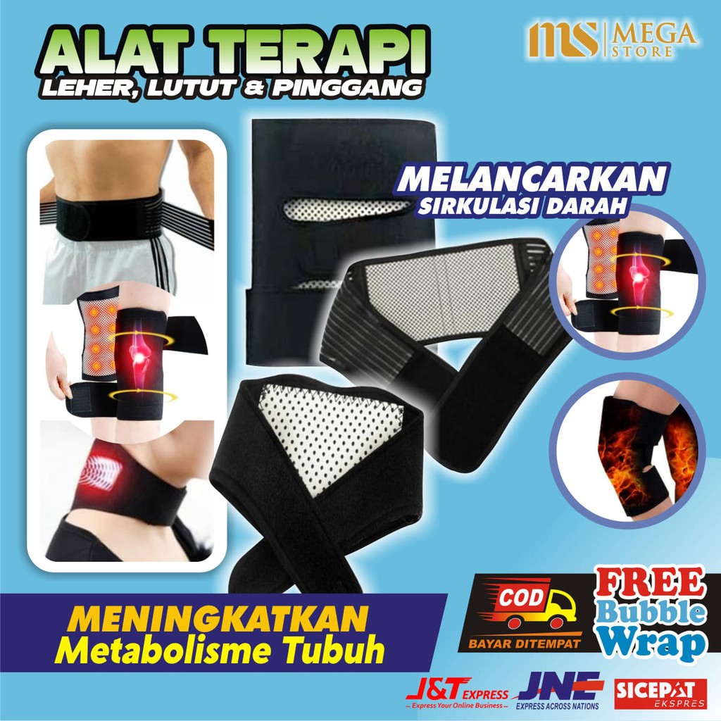 Alat Terapi Pinggang Sabuk Terapi Pijat Magnetic Korset Pemanas Punggung Hot Belt Magnetic 1