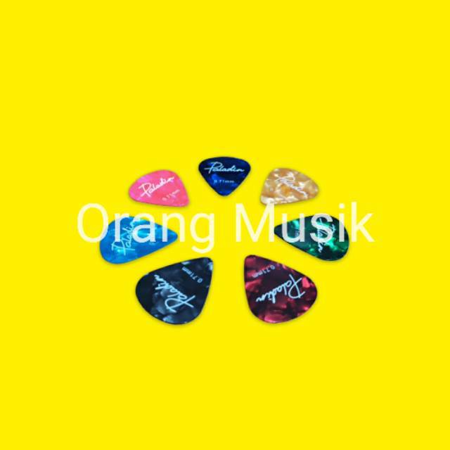 Pick Gitar Kerang 0.71mm - Pick Gitar Celluloid 071