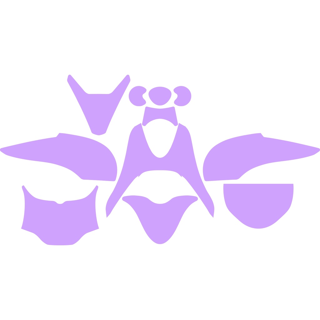 DECAL SCOOPY KARBU / LILAC
