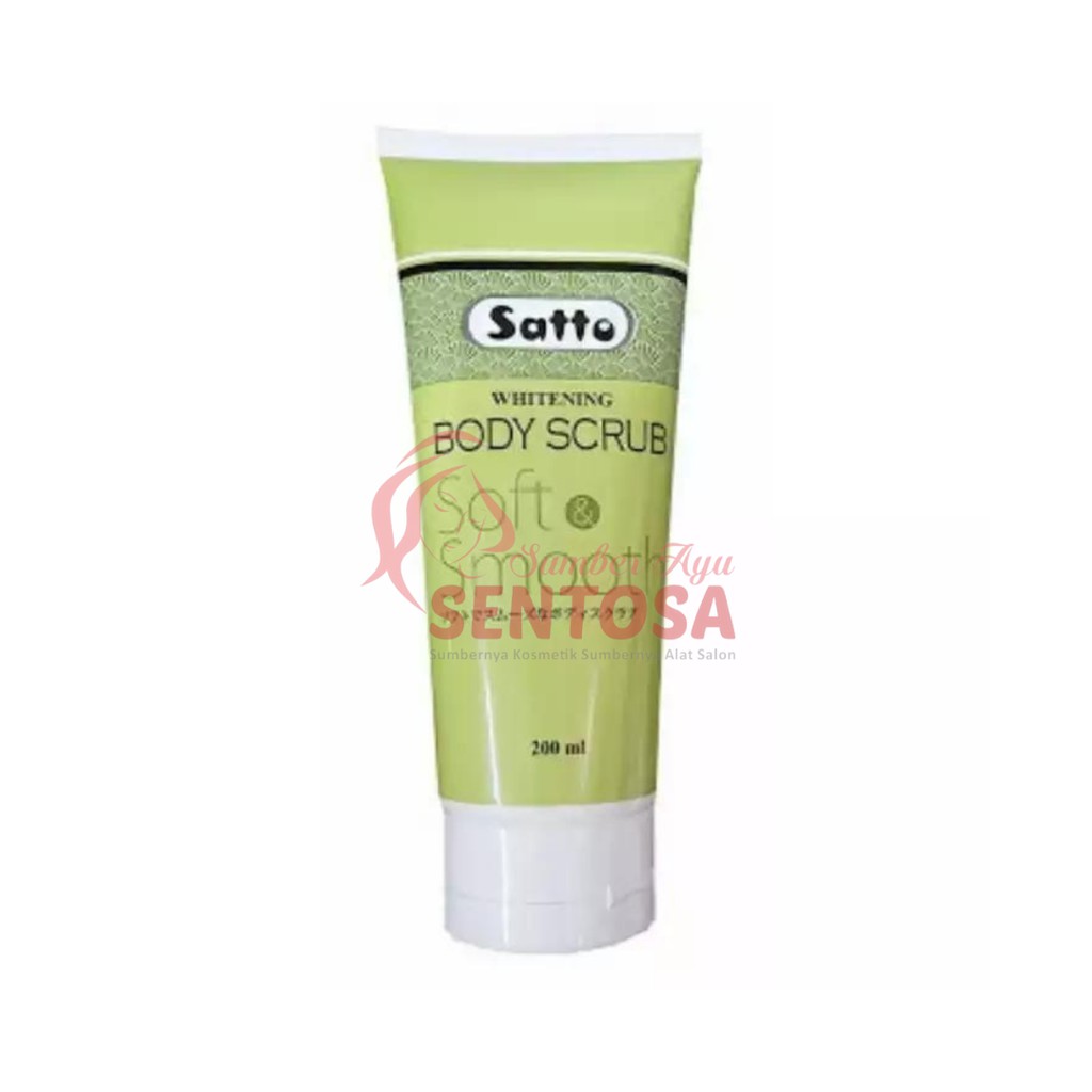 SATTO WHITENING BODY SCRUB SOFT &amp; SMOOTH 200ml