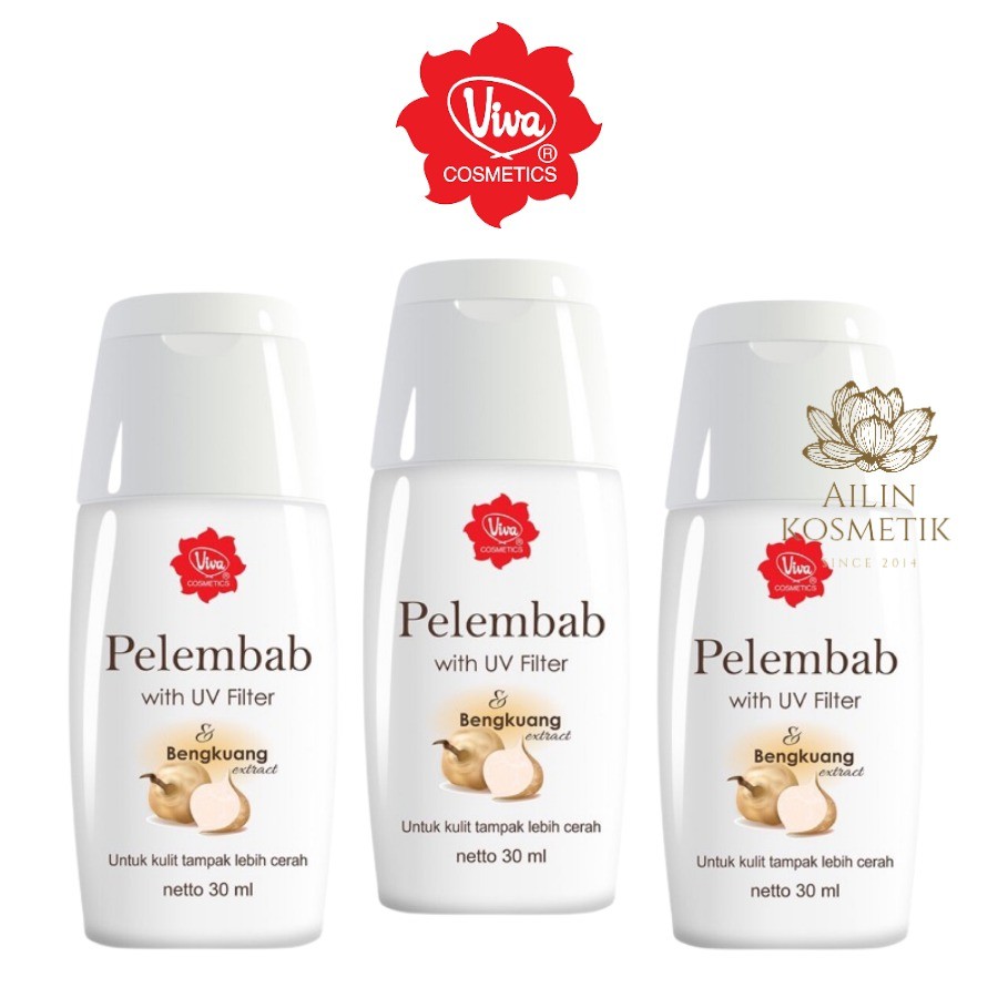 BPOM Viva PELEMBAB With UV &amp; Bengkuang Extract (30 Ml) by AILIN