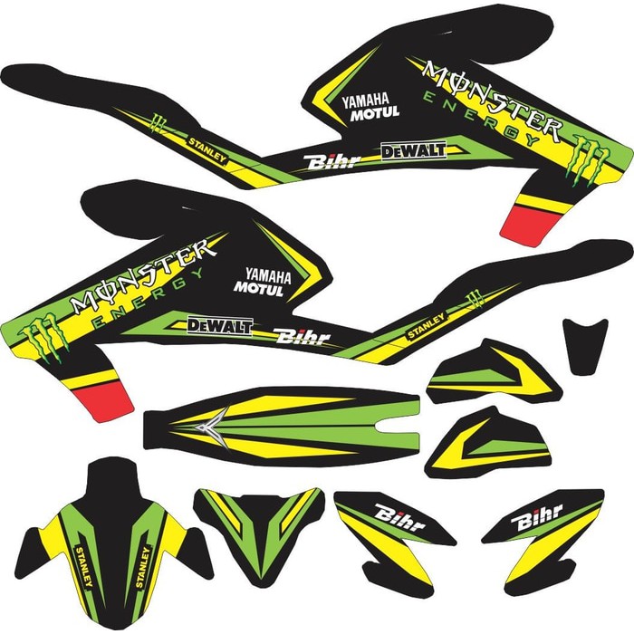 Sticker All New Vixion 2017 Fullbody Tech 3