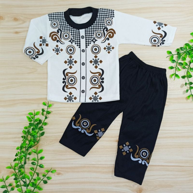 Baju Koko Anak size 0-9bulan, Pakaian Anak Laki-laki, Baju Bayi Laki-laki, Setelan Anak, Baju Aqiqah